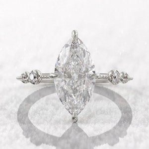 🎀  Exclusive 3A Marquise Cut Cubic Zirconia Ring for Women, FB16FA1061